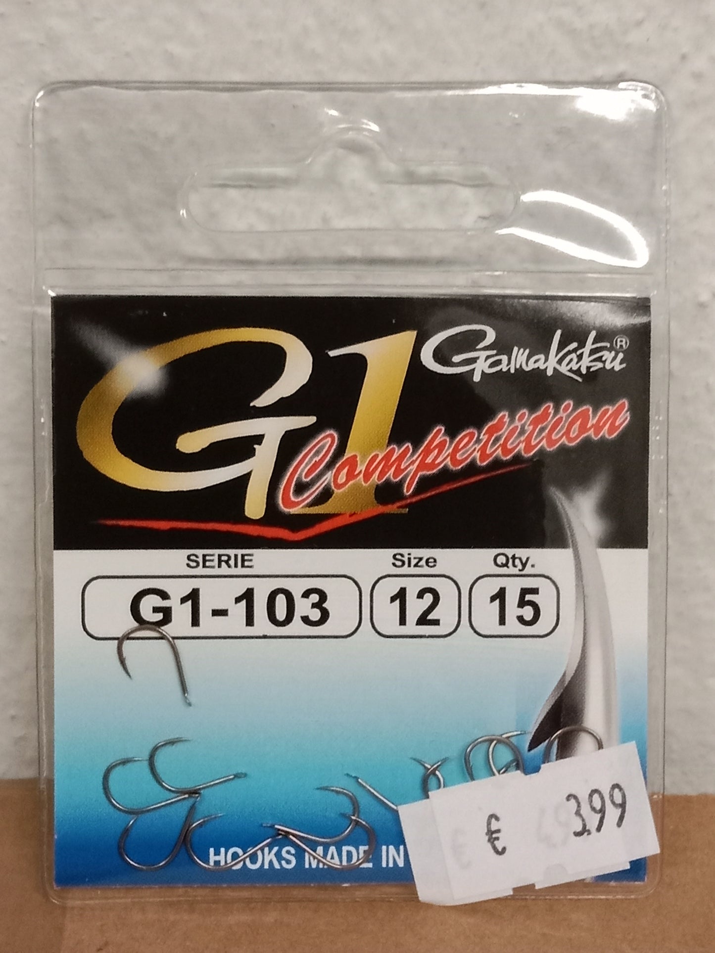 Gamakatsu Haken lose G1 -103  gr 12  15 Stk