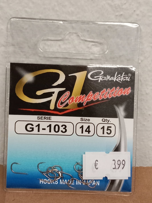 Gamakatsu Haken lose G1 -103  gr 14  15 Stk