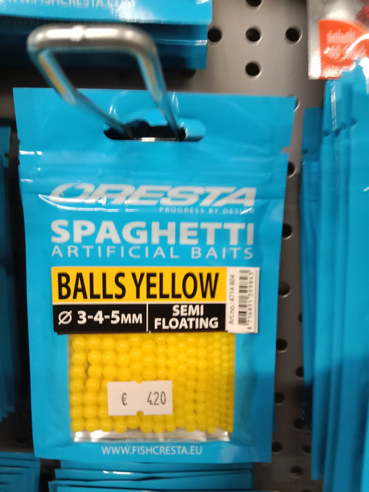 Cresta Spaghetti Balls Yellow