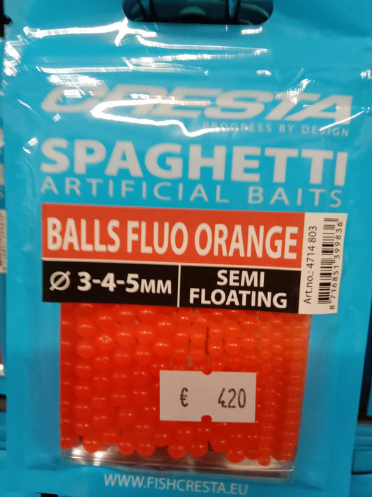 Cresta Spaghetti Balls fluo orange