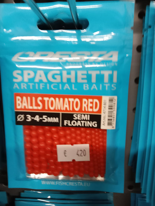 Cresta Spaghetti Balls tomato red