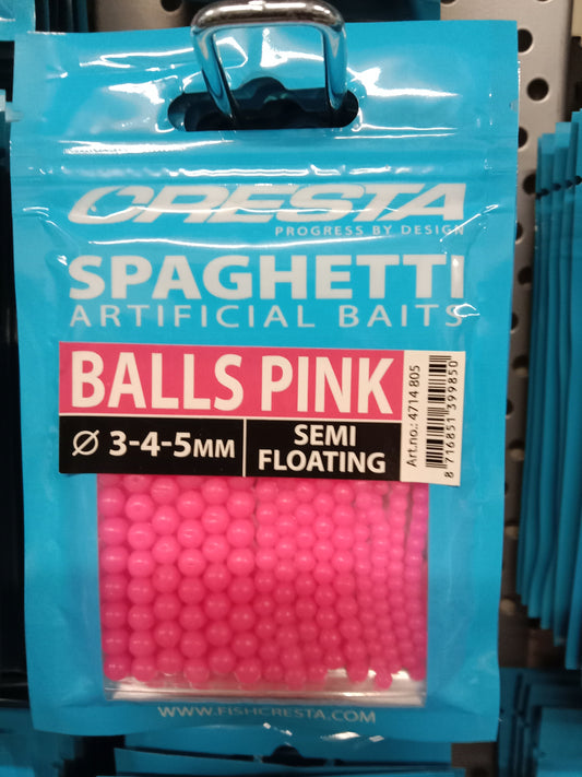 Cresta Spaghetti Balls pink