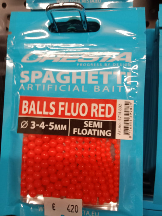 Cresta Spaghetti Balls fluo red