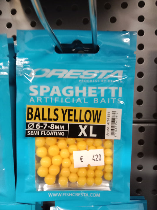 Cresta Spaghetti Balls XL Yellow