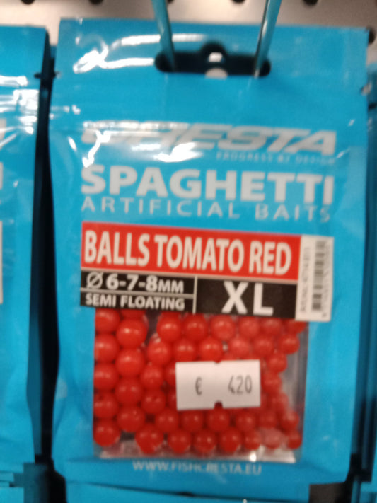 Cresta Spaghetti Balls XL Tomato Red