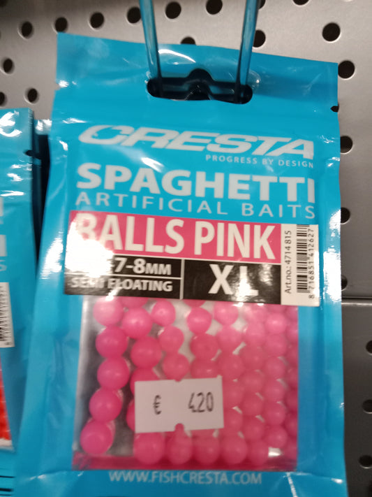 Cresta Spaghetti Balls XL Pink