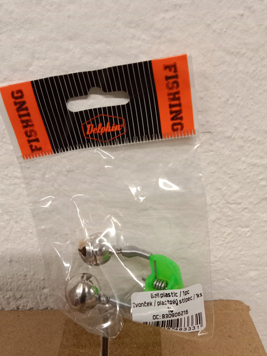 Delphin AAL Glocke Doppel mit Plastikclip dm16