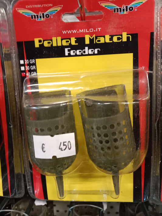 Milo Pellet Plastik Feeder 2er Pack 40g inline
