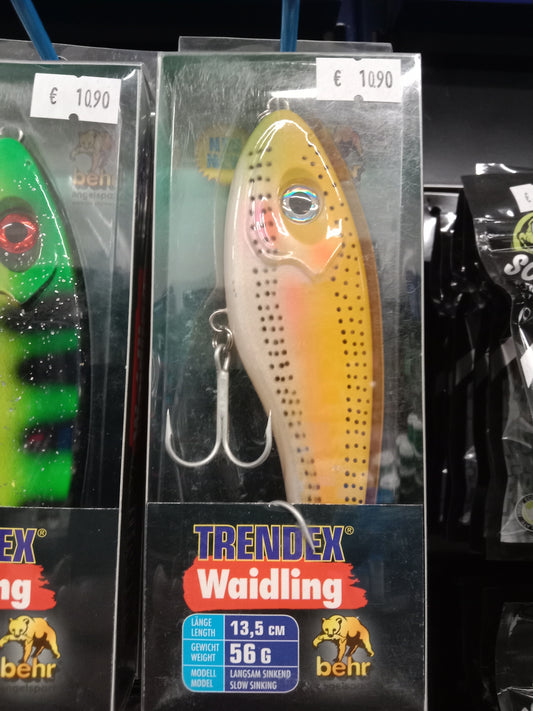 Behr Tendex Waidling Jerkbait 13,5cm Farbe  Orange Baitfish 56g Slow Sinking