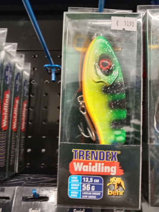 Behr Tendex Waidling Jerkbait 13,5cm Farbe Firetiger Glitter  56g Slow Sinking