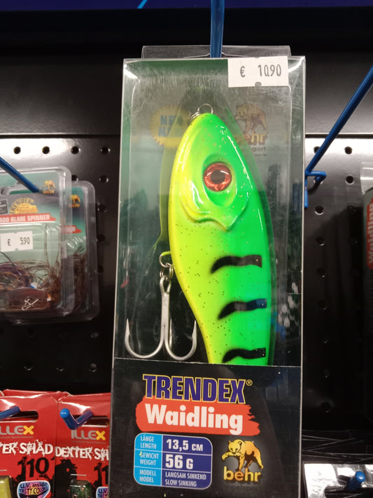 Behr Tendex Waidling Jerkbait 13,5cm Farbe  Firetiger 56g Slow Sinking