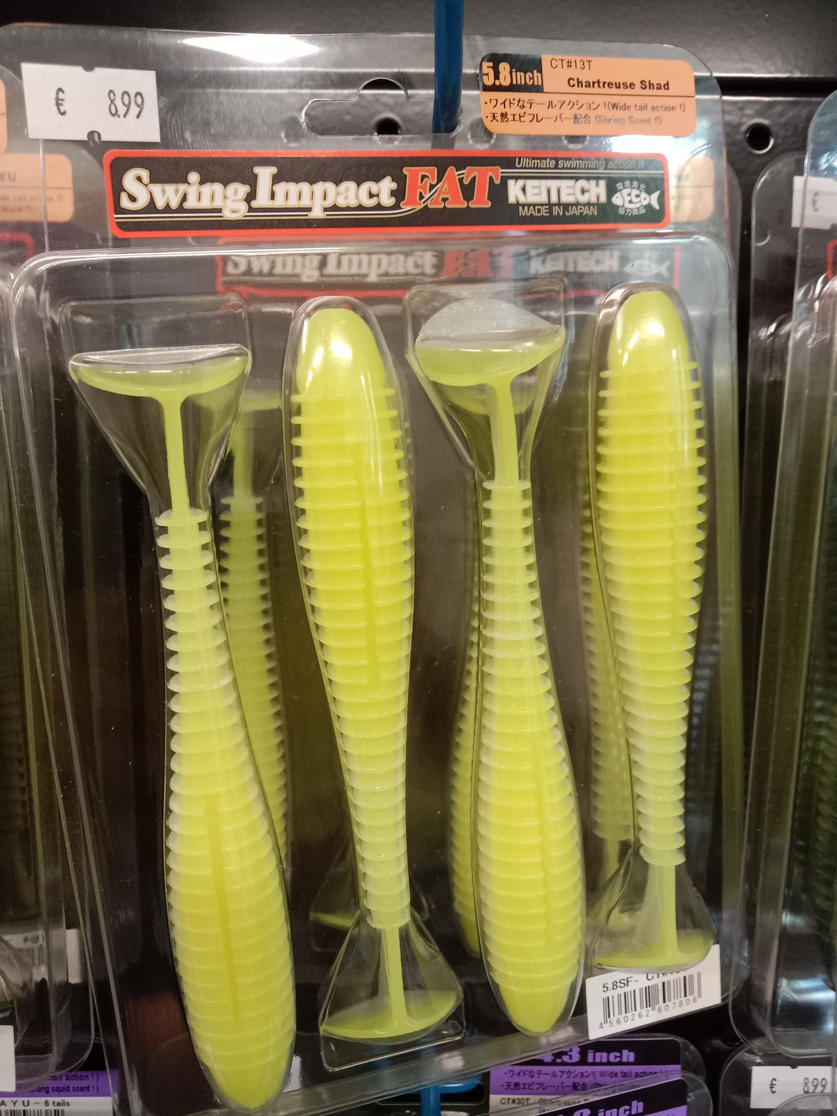 Keitech FAT Swing Impact 5,8 Chartreuse Shad