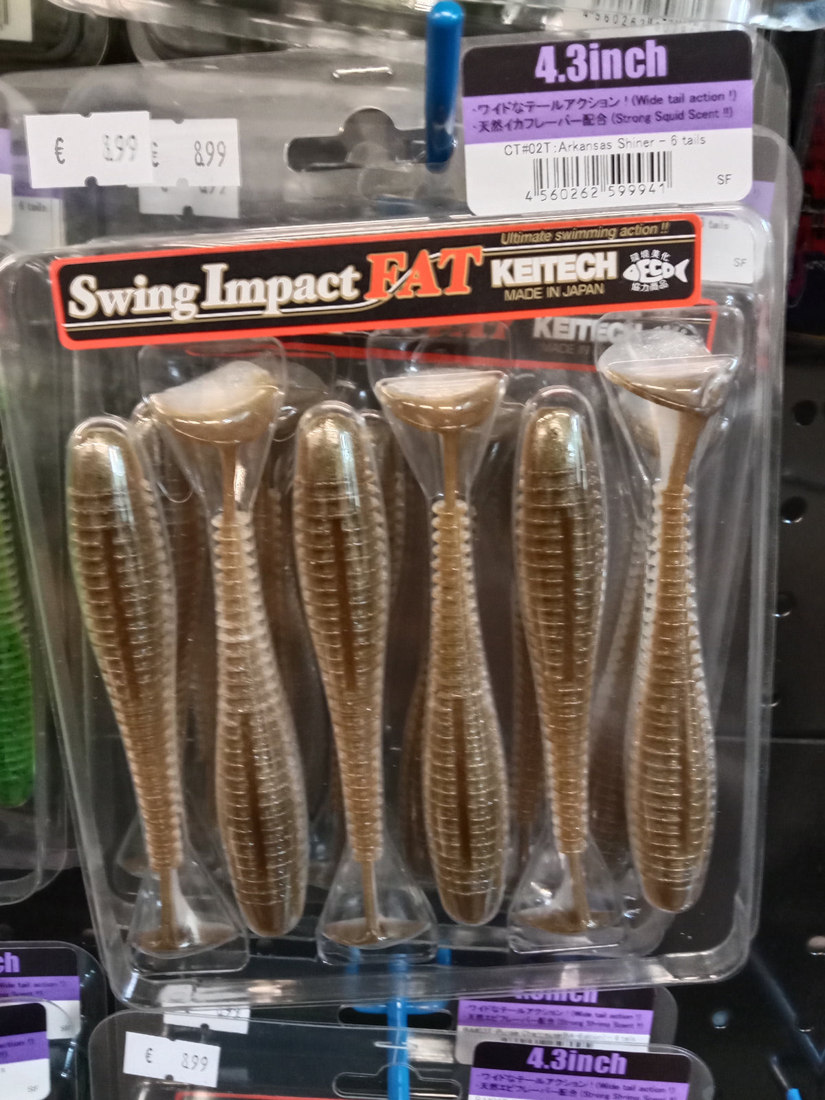 Keitech FAT Swing Impact 4,3 Arkansas Shiner