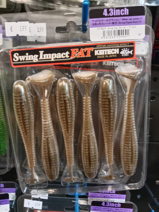 Keitech FAT Swing Impact 4,3 Arkansas Shiner