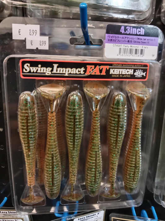 Keitech FAT Swing Impact 4,3 Tasty Motoroil
