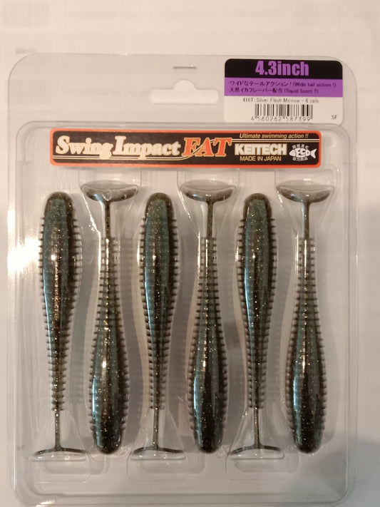 Keitech FAT Swing Impact 4.3 Silver Fish