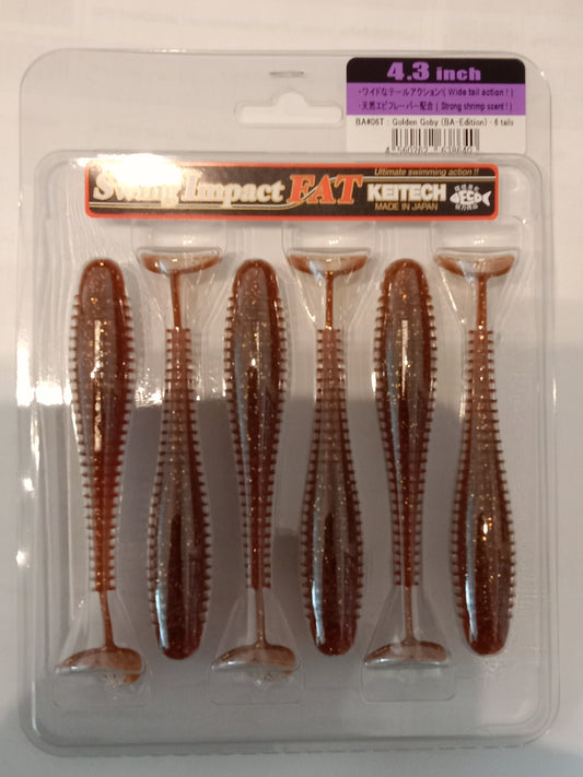 Keitech FAT Swing Impact 4.3 Golden Goby BA Edition