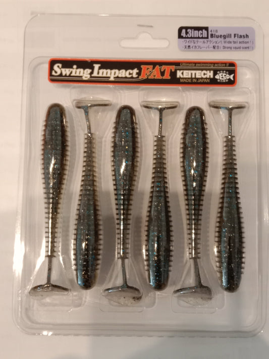 Keitech FAT Swing Impact 4.3 Bluegill Flash
