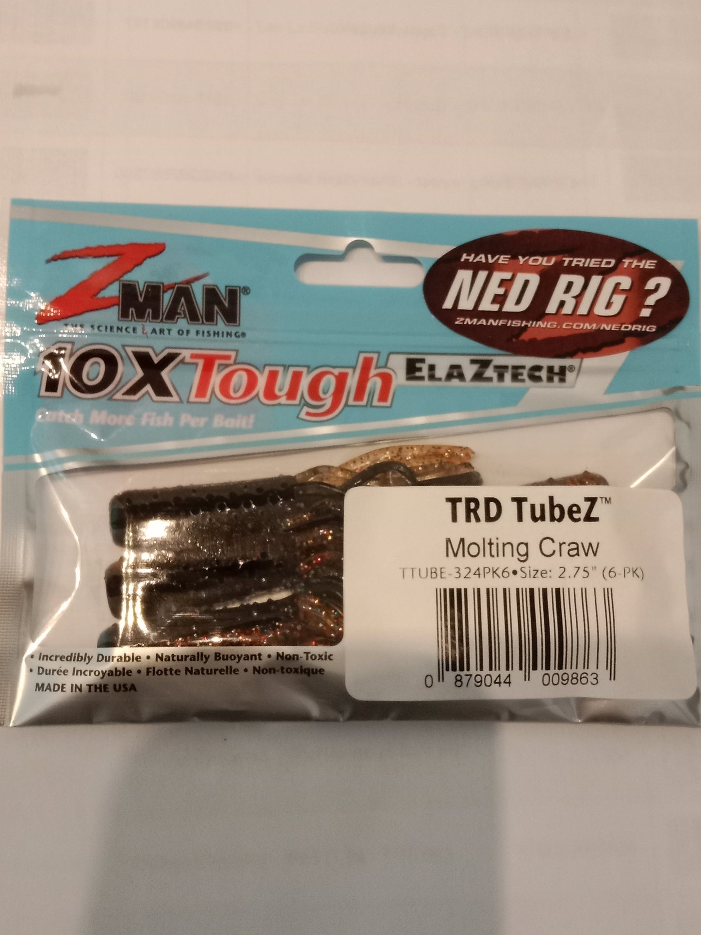 Z-Man TubeZ Molting Craw 2,75