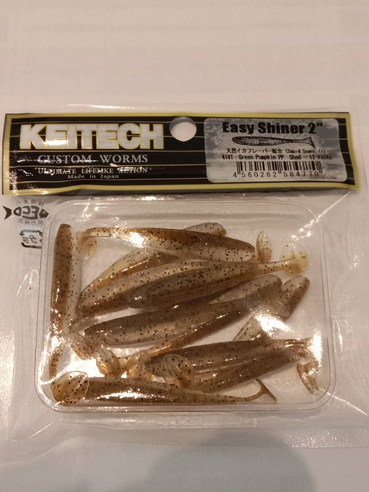 Keitech Easy Shiner 2.0 Green Pumpkin PP Shad