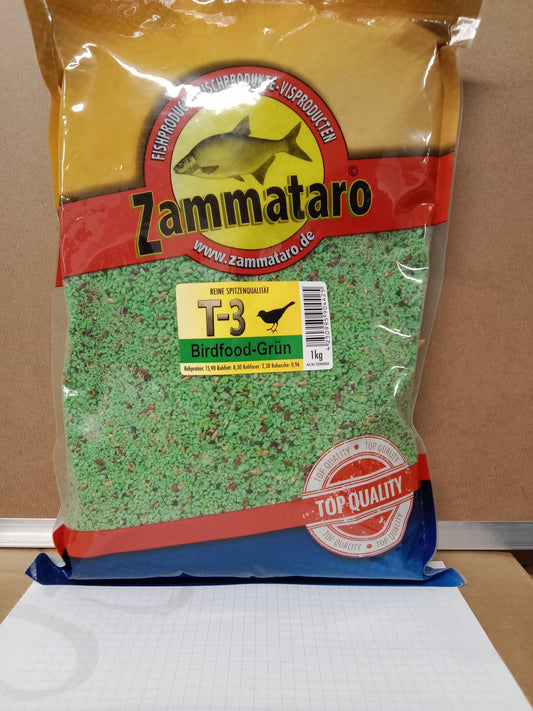 Zammataro T3 Birdfood 800g Grün