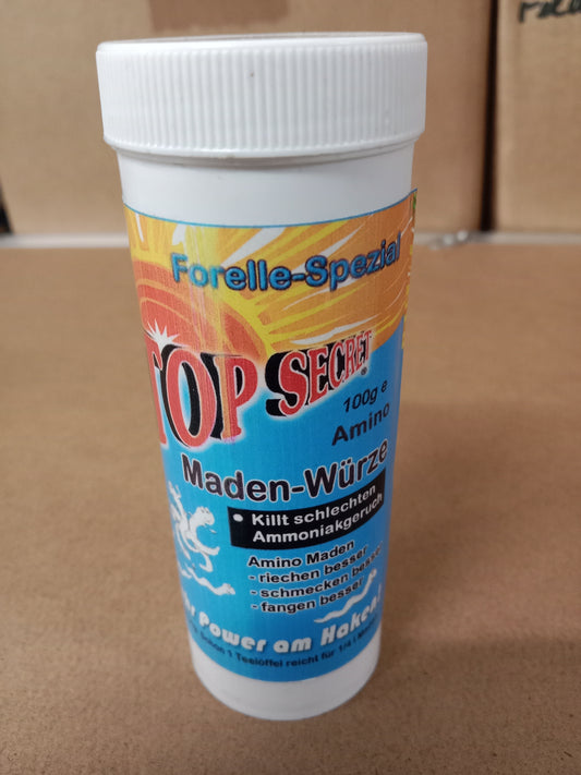 Top Secret Madenwürze Pulver Forelle Spezial