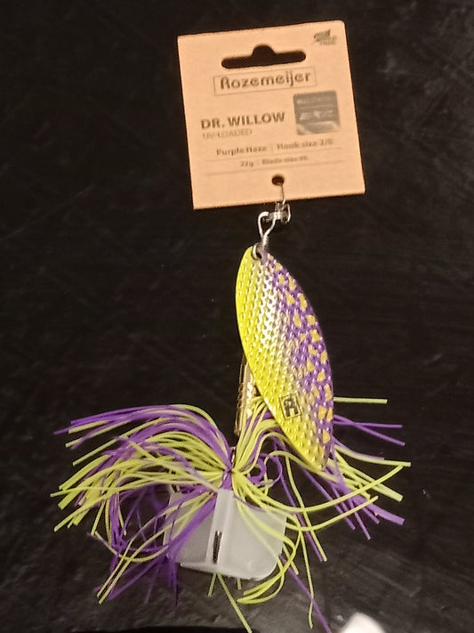 Rozemeijer Dr. Willow Spinner 22g  2/0 BKK Purple HAZE