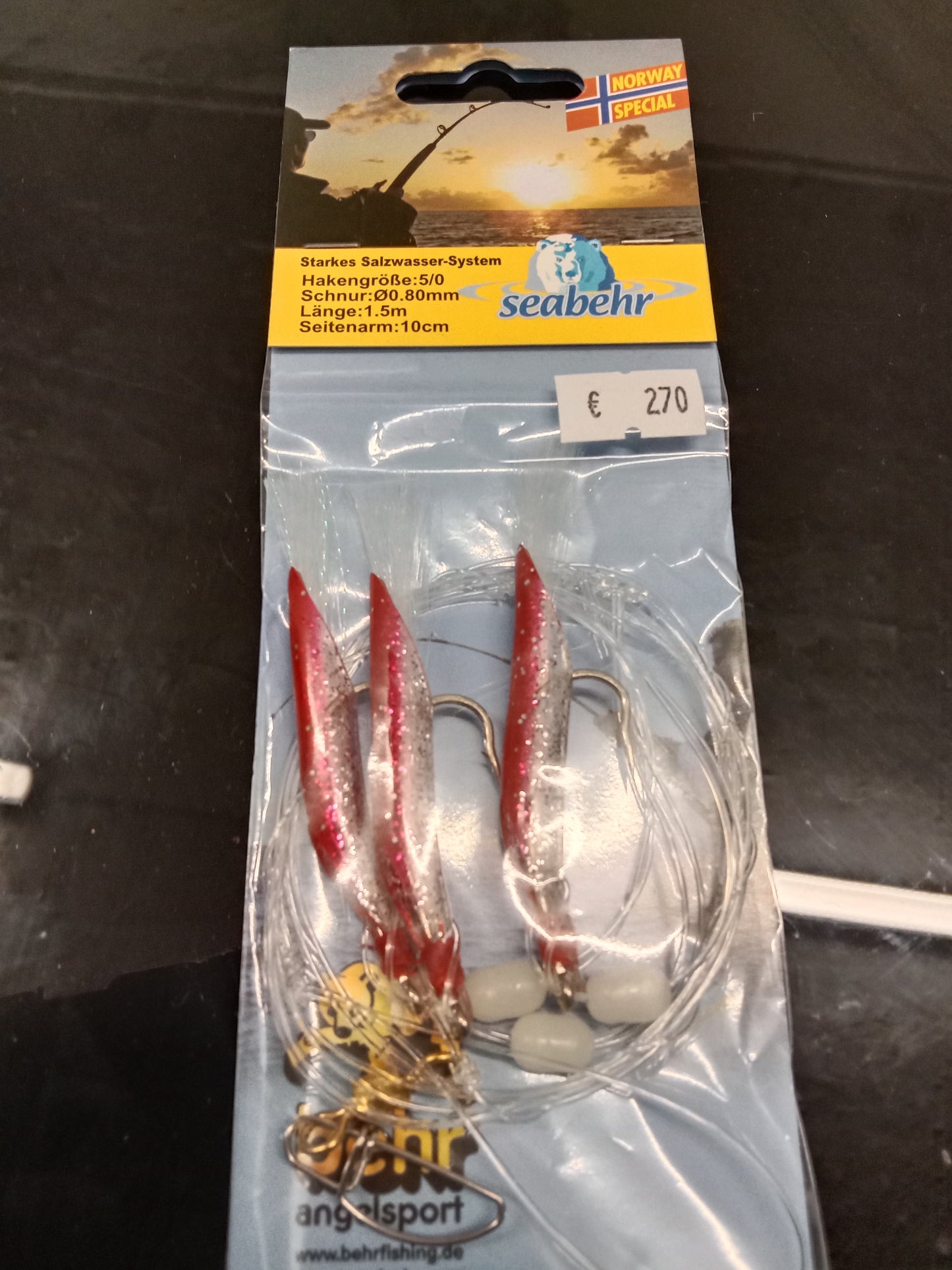 Behr Starkes Salzwassersystem 3 Haken 5/0