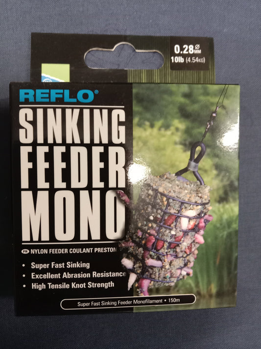 Preston Sinking Feeder Mono Schnur 150m 0,28mm 4,54Kg Tragkraft