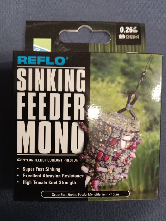 Preston Sinking Feeder Mono Schnur 150m 0,26mm 3,63Kg Tragkraft