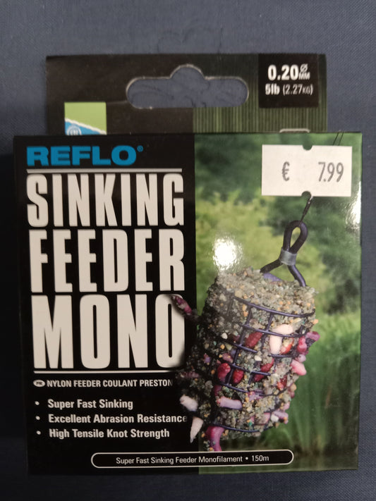Preston Sinking Feeder Mono Schnur 150m 0,20mm 2,27Kg Tragkraft