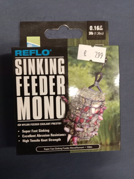 Preston Sinking Feeder Mono Schnur 150m 0,16mm 1,36Kg Tragkraft