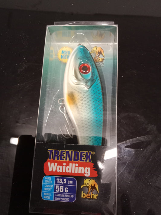 Behr Tendex Waidling Jerkbait 13,5cm Farbe 02 Roach 56g Slow Sinking