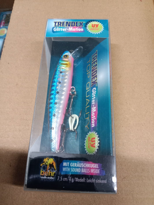 Behr Blue Motion Wobbler 7,5cm 4g Slow Sinking UV Aktiv