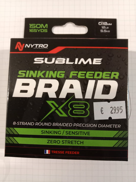 Nytro Sublime Feeder Braid 0,12mm 150m 5,5Kg