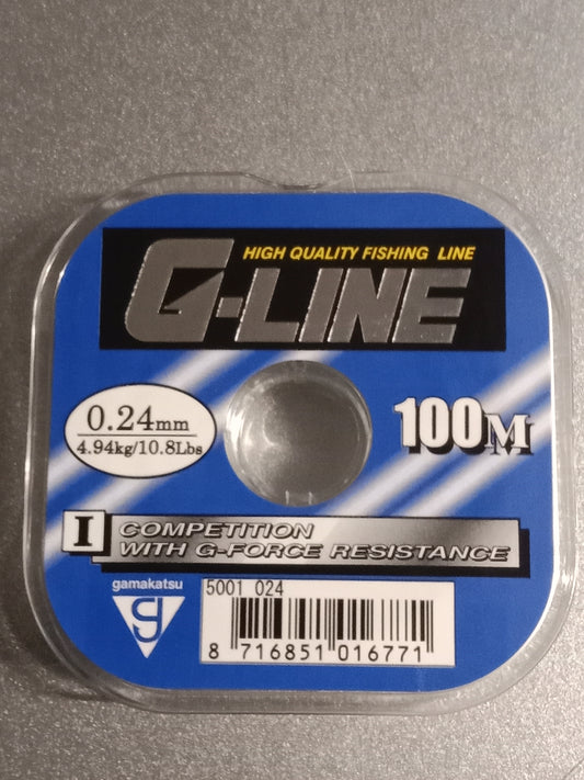 Gamakatsu G-LINE  Schnur 100m 0,24mm 4,94 Kg