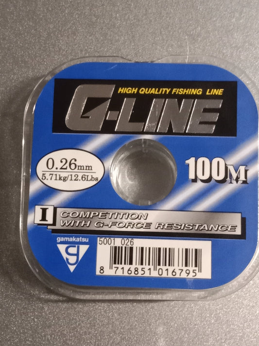 Gamakatsu G-LINE  Schnur 100m 0,26mm 5,71 Kg