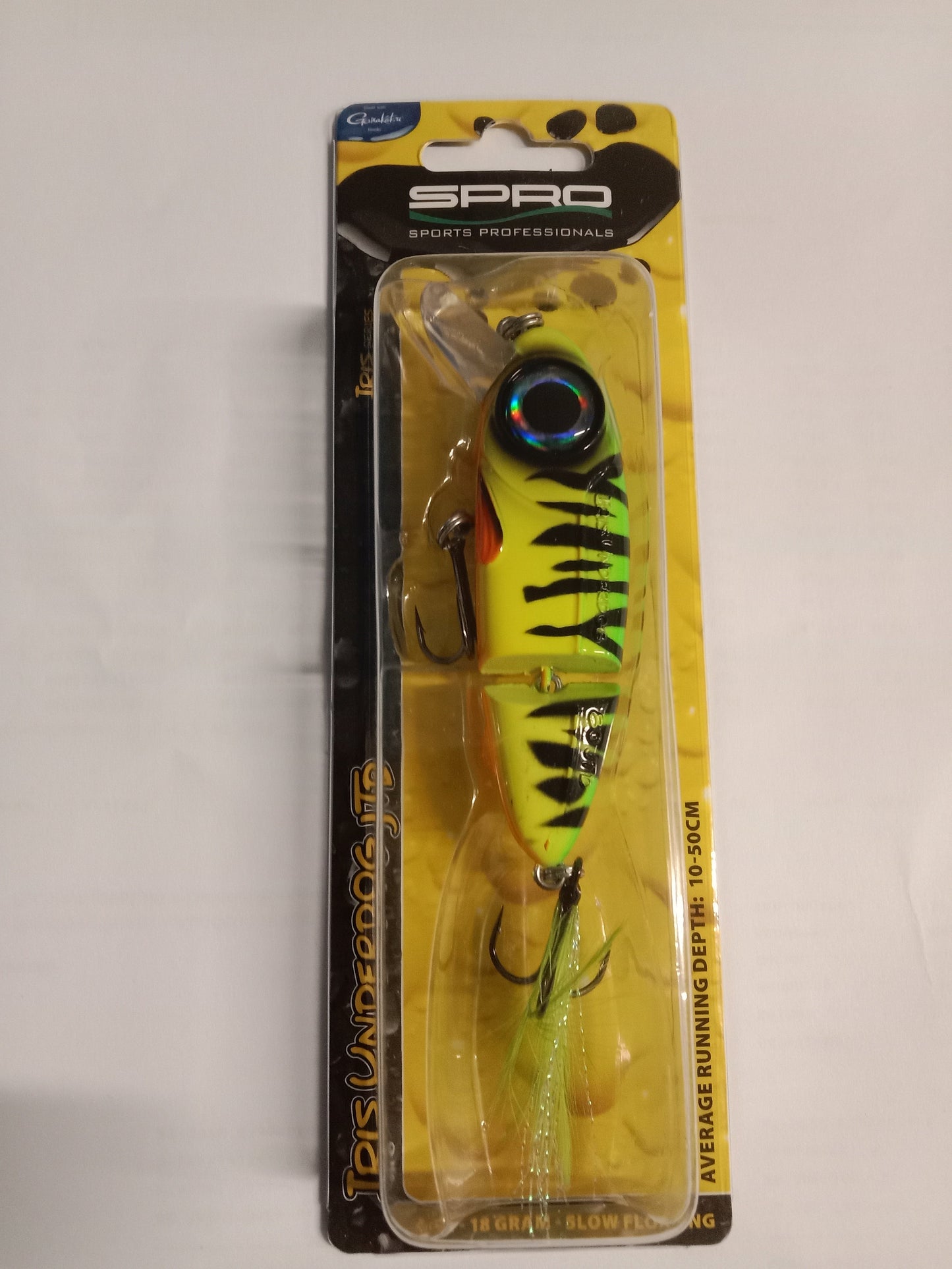 SPRO IRIS Underdog JTD Hardlure 8cm 18g Firetiger
