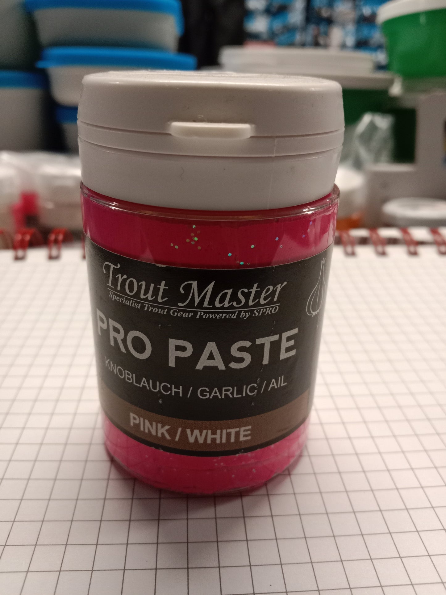 SPRO Pro Paste Garlic Pink / Weiss