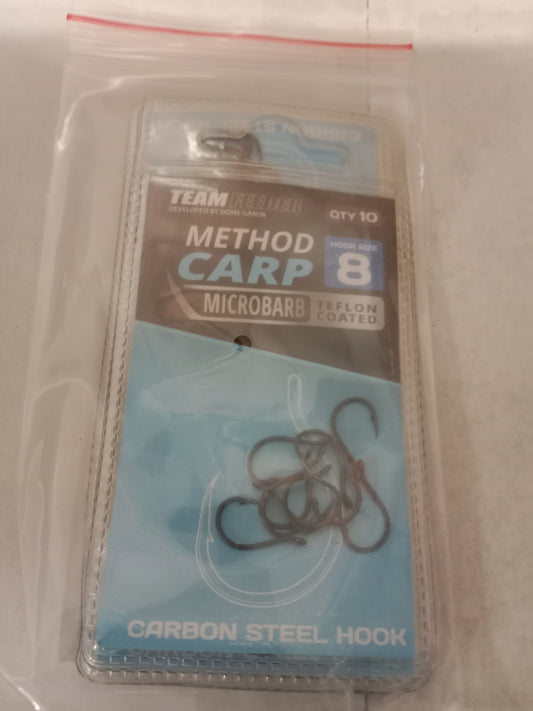 Haldorado  Team Feeder Method Carp Haken mit Öhr gr 8   10stk