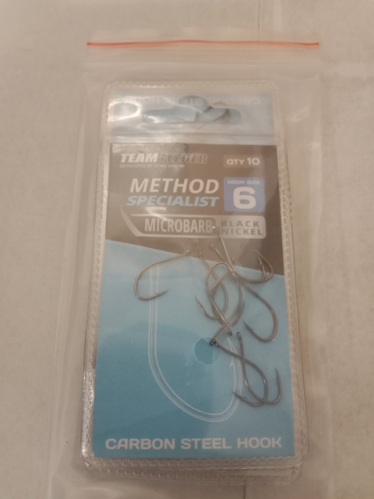 Haldorado  Team Feeder Method Spizial Haken mit Öhr gr 6  10stk