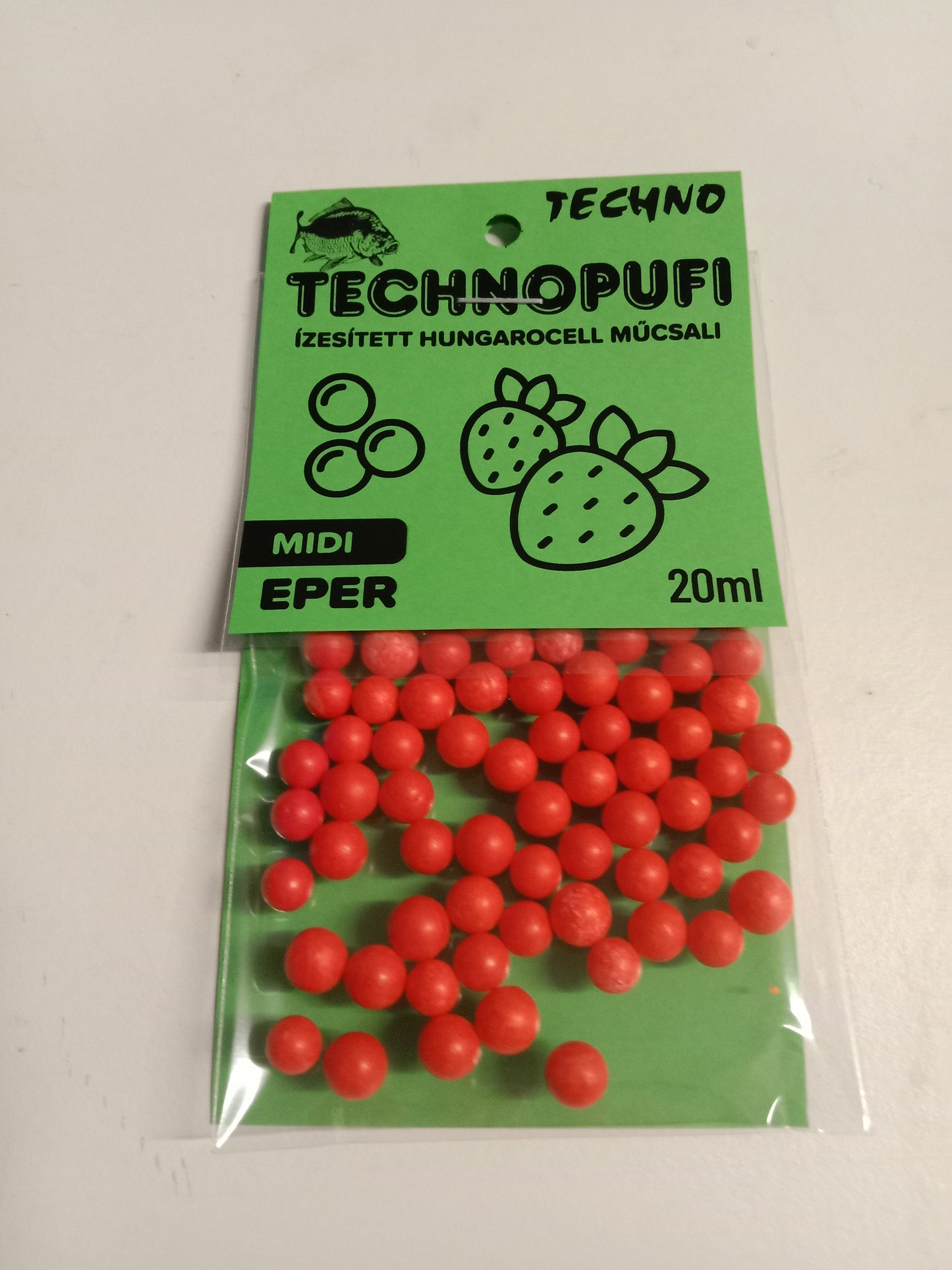 Energofish Techno Pufi Midi Erdbeer
