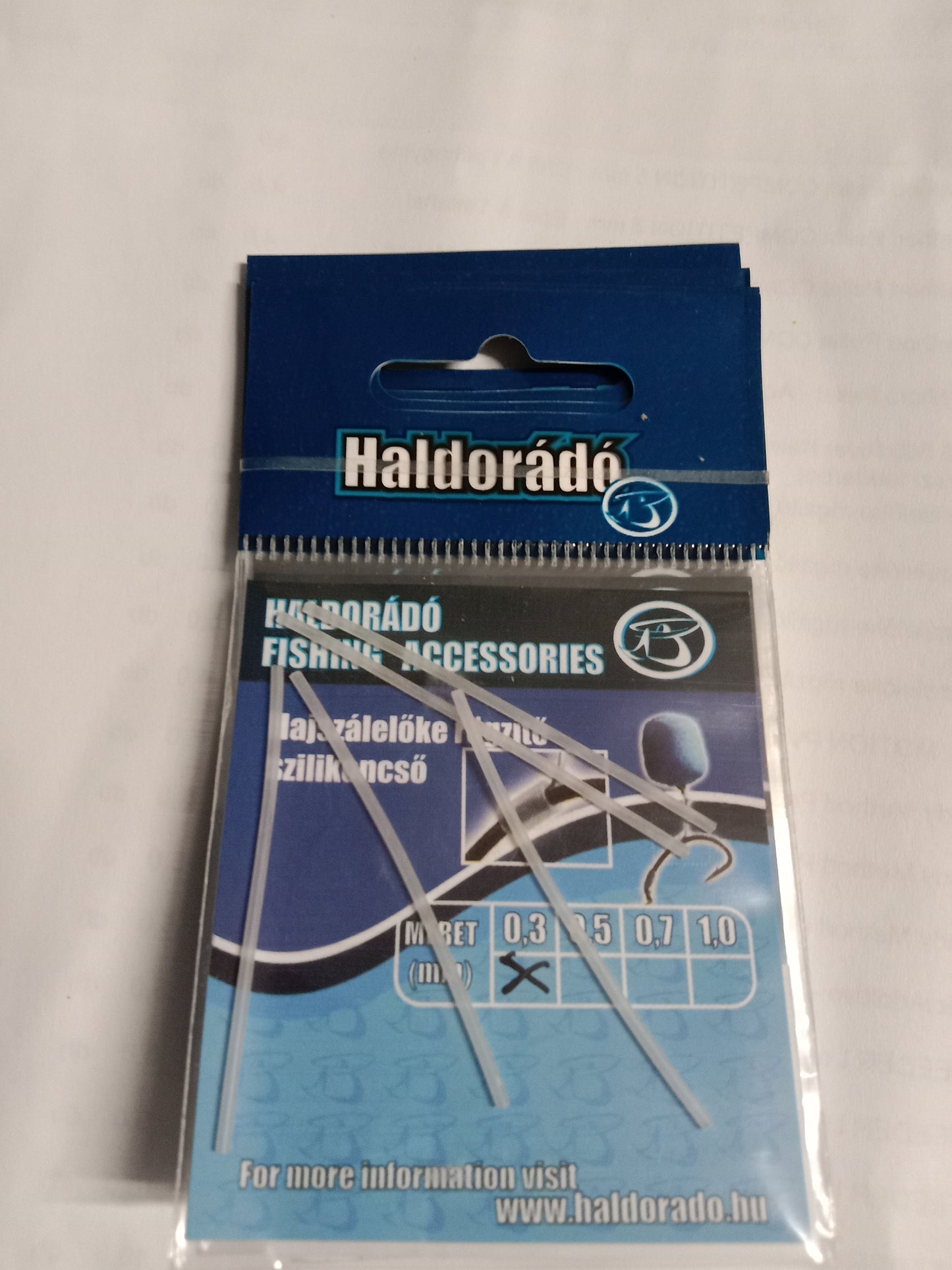 Haldorado Silicone Schlauch für Haken und Schwimmer 0,3mm