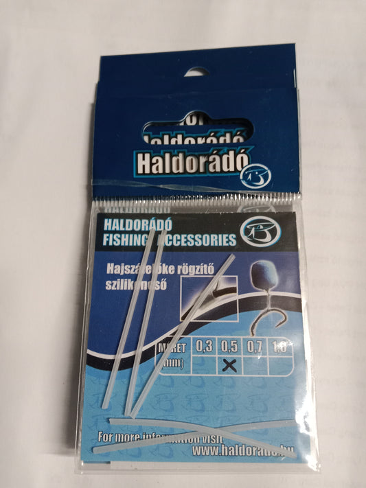 Haldorado Silicone Schlauch für Haken und Schwimmer 0,5mm