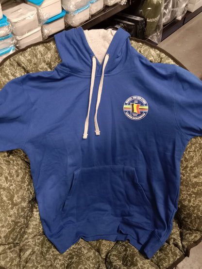 Hoody MVDE Logo Gr XXL   Blau  ABVERKAUF