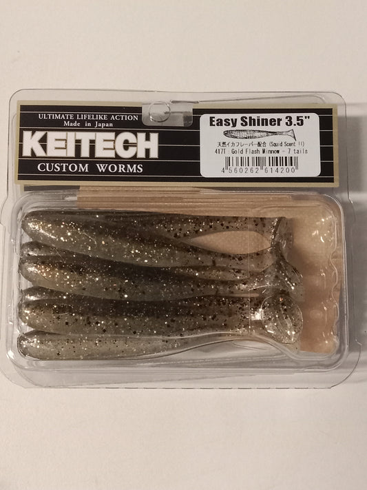 Keitech Easy Shiner 3,5 Gold Flash Minnow