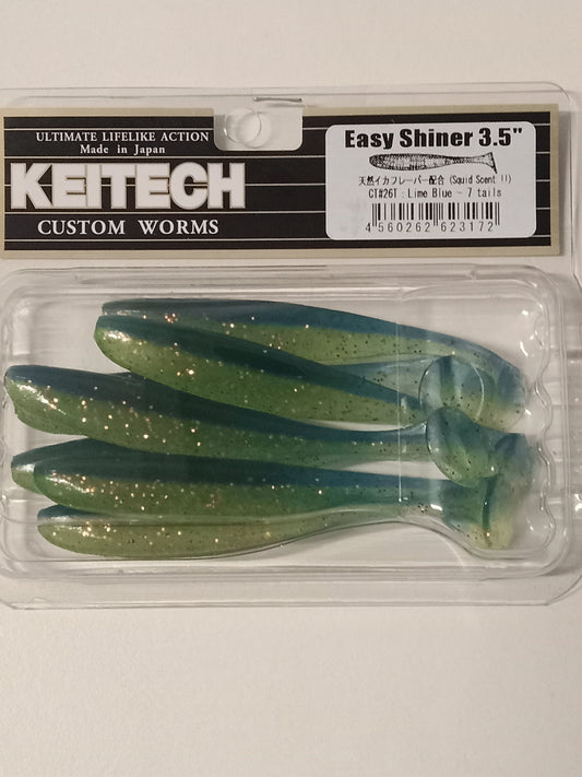 Keitech Easy Shiner 3,5 Lime Blue