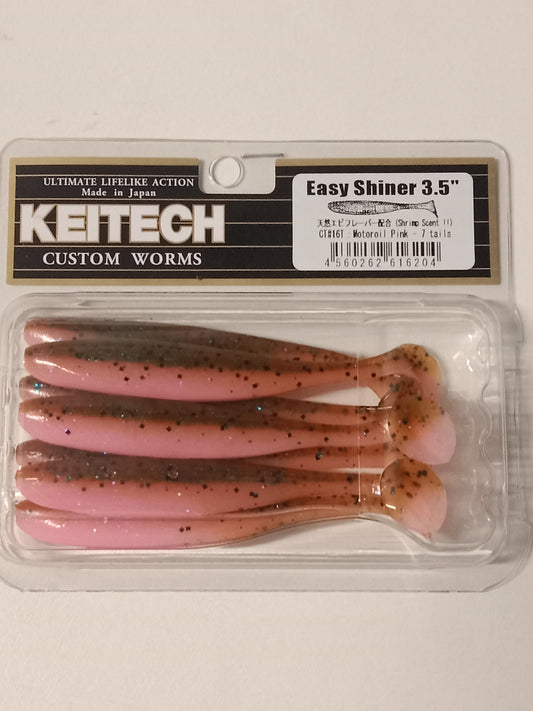 Keitech Easy Shiner 3,5 Motoroil Pink