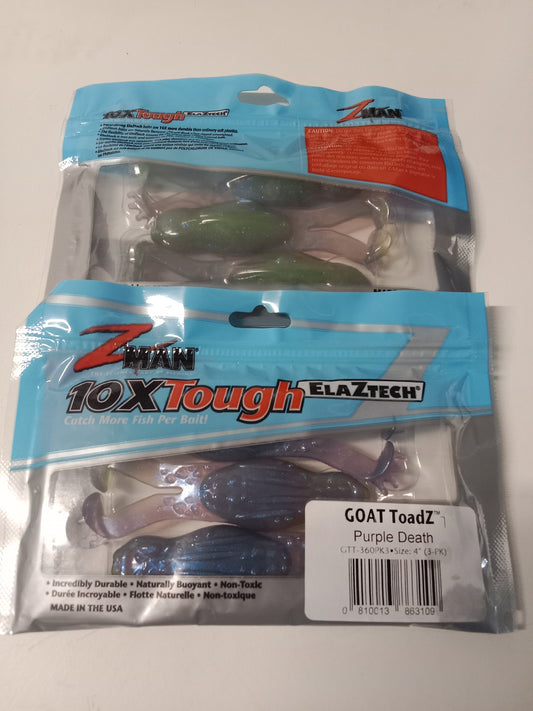 Z Men Goat ToadZ Size 4 Purple Death