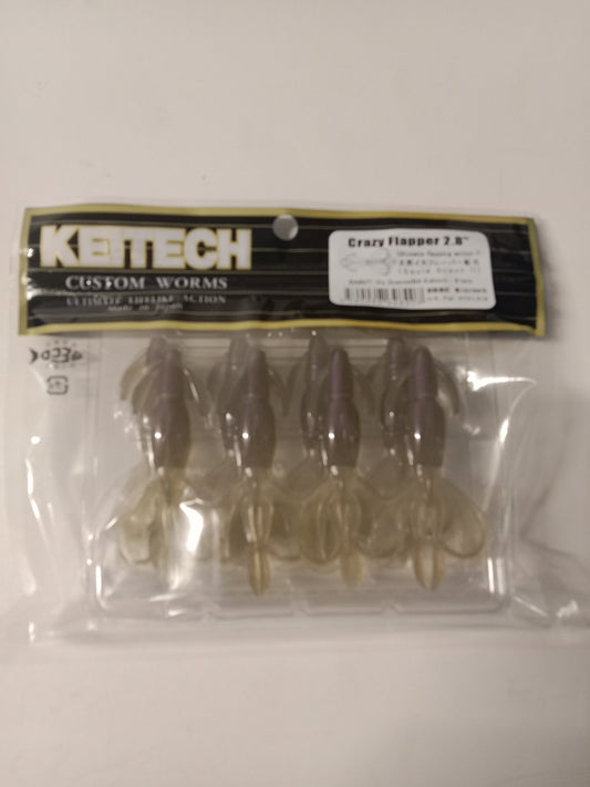 Keitech Crazy Flapper 2,8 Vio Greenie BA Edition